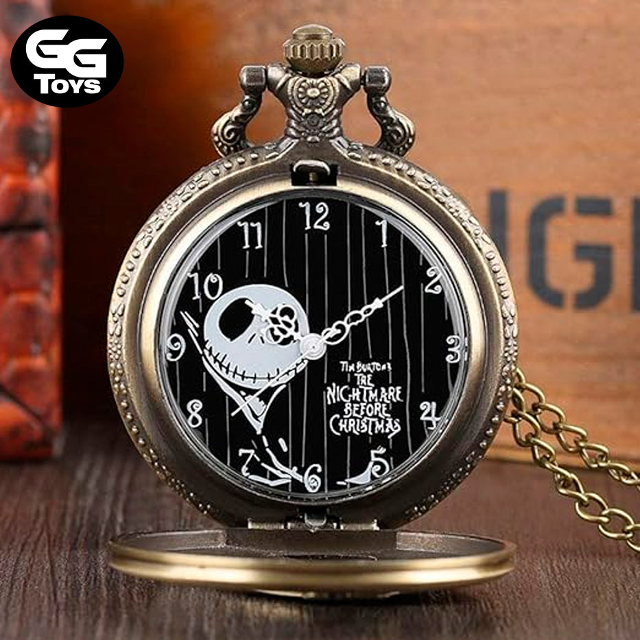 Reloj de Bolsillo - Jack Night Before Christmas - 5 cm - Aleación de Zinc