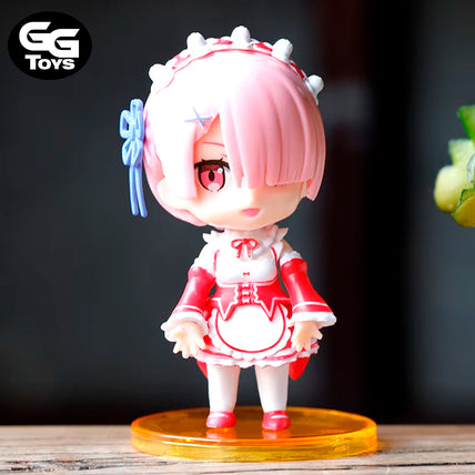 Chibis Re Zero - Figuras de Acción 10 cm - PVC / Plástico
