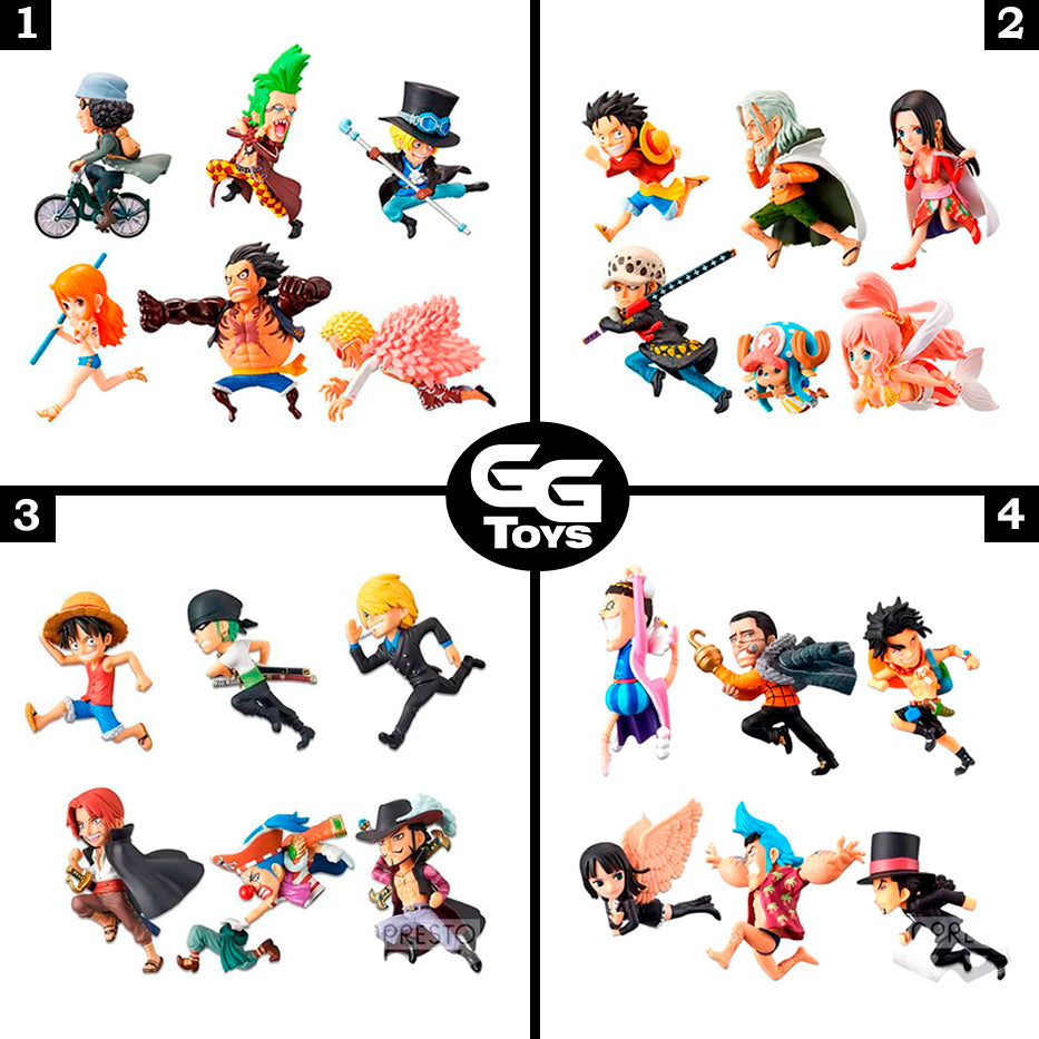 Sets de One Piece Chibis - Figura de Acción 7 cm - PVC / Plástico