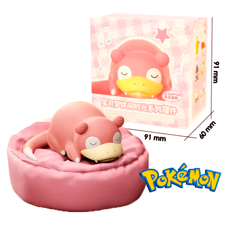PRÓXIMAMENTE Slowpoke Durmiendo - Pokemon - Figura de Acción 6 cm - En Caja - PVC / Plástico