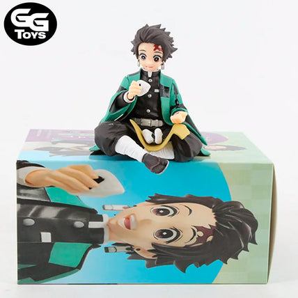 Tanjiro Comiendo - Demon Slayer - Figura de Acción 10 cm - En Caja - PVC / Plástico