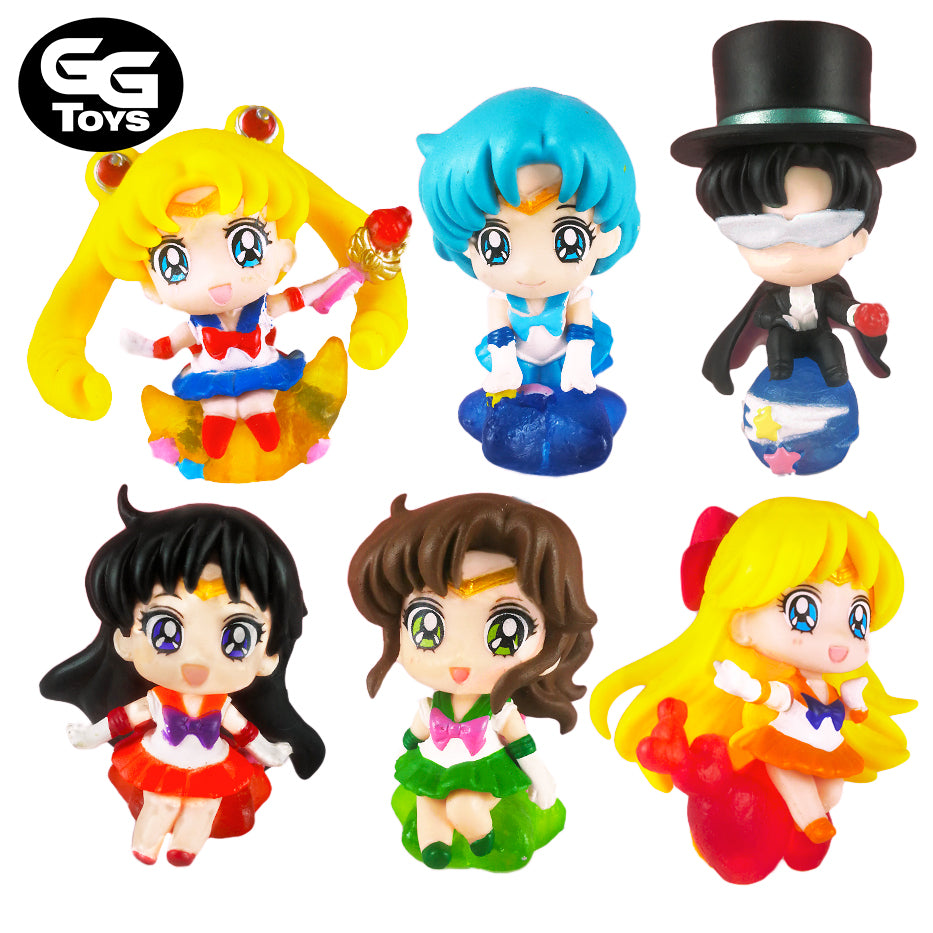 Sailor Moon Chibis - Figuras de Acción 6 cm - PVC / Plástico