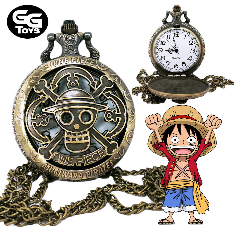 Reloj Sombrero de Paja - One Piece - 5 cm - Aleación de Zinc