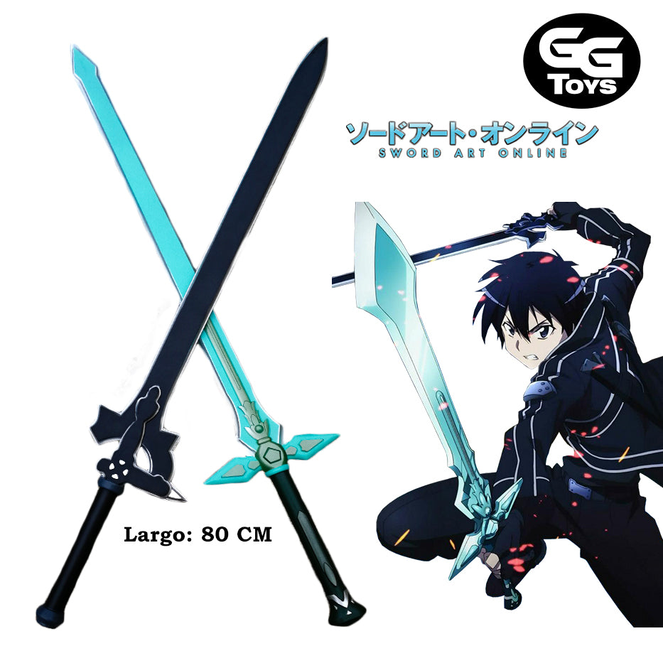 Espada de Kirito - Sword Art Online - Cosplay 80 cm - Sellado en Plástico - PVC / Foam