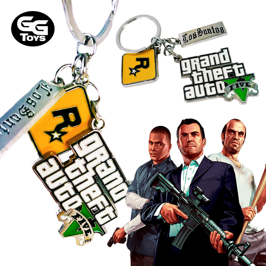 Llavero Grand Theft Auto V - Rockstar Games - 5 cm - Aleación de Zinc