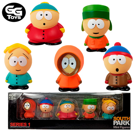 Set South Park  - Figuras de Acción 6 cm - En Caja - PVC / Plástico