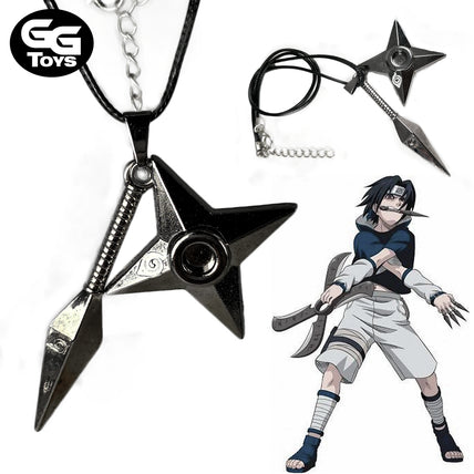 Collar Shuriken y Kunai - Naruto 3 cm - Aleación de Zinc