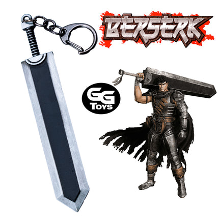 Llavero Espada de Berserker - 12 cm - Aleación de Zinc