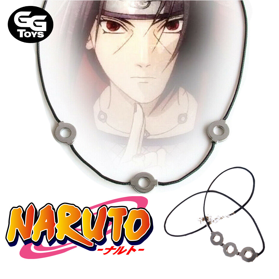 Collar de Itachi - Naruto Dijes de 2 cm - Aleación de Zinc