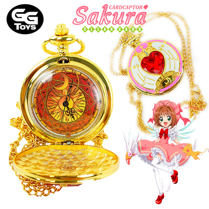 Reloj de Bolsillo - Sakura Cardcaptors - 5 cm - Aleación de Zinc
