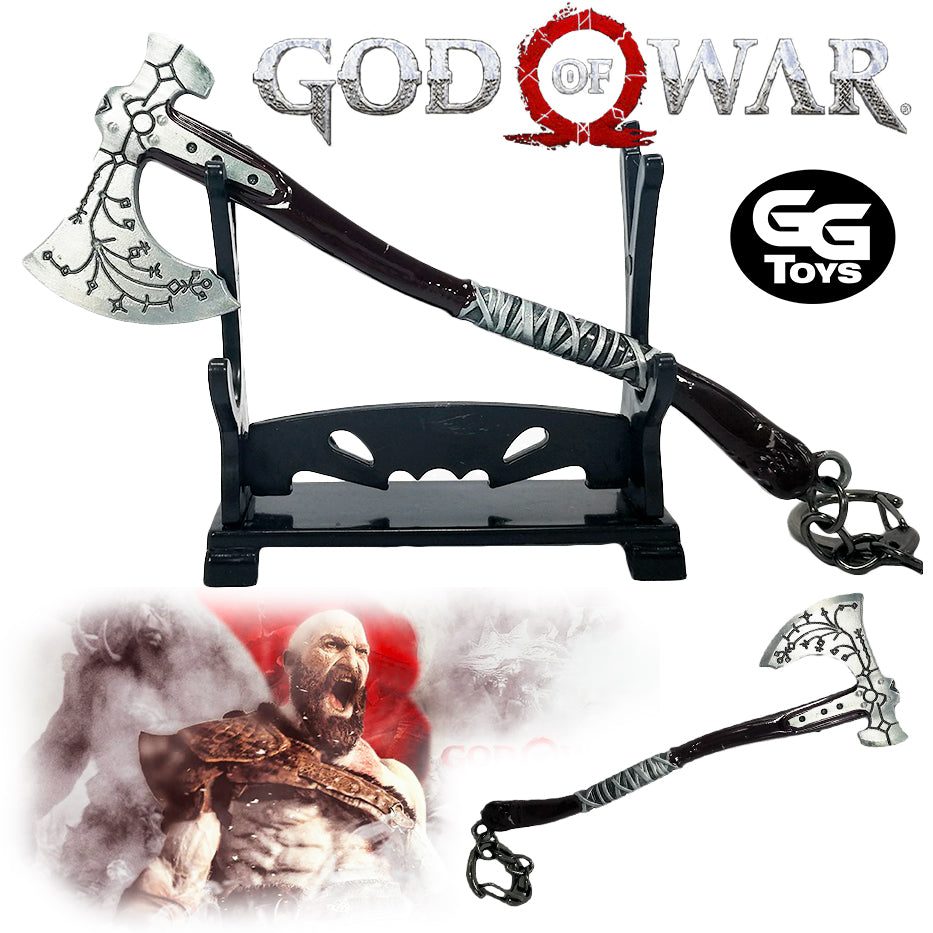 Llavero Hacha de Kratos - God of War 12 cm - Aleación de Zinc
