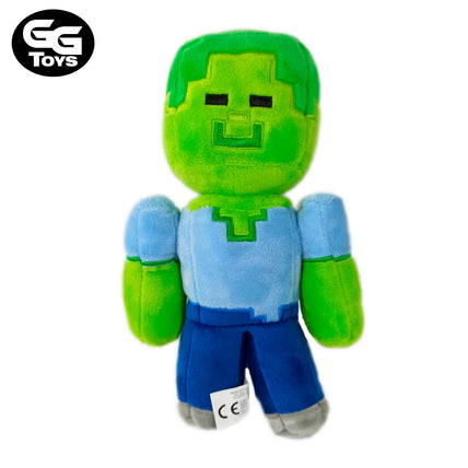 Zombie - Minecraft - Peluche 20 cm - Algodón/ Felpa