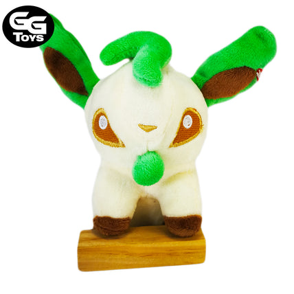 Mini Leafeon - Pokemon - Peluche 13 cm - Algodón/ Felpa
