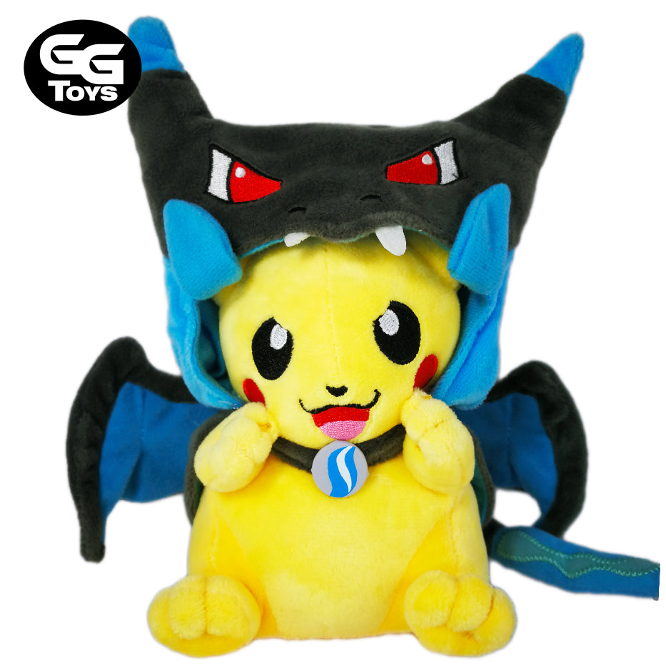 Pikachu X - Pokemon - Peluche 23 cm - Algodón/ Felpa