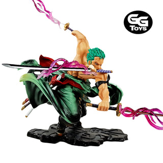 Zoro Battle Version - One Piece - Figura de Acción 18 cm - En Caja - PVC / Plástico - GG Toys