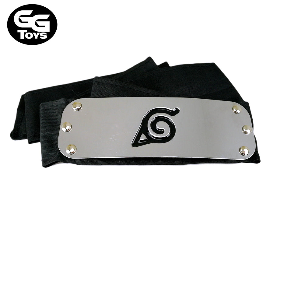 Set Cosplay - Naruto - Banda Collar Anillo Kunai Shuriken - En Caja - Zinc / Plástico