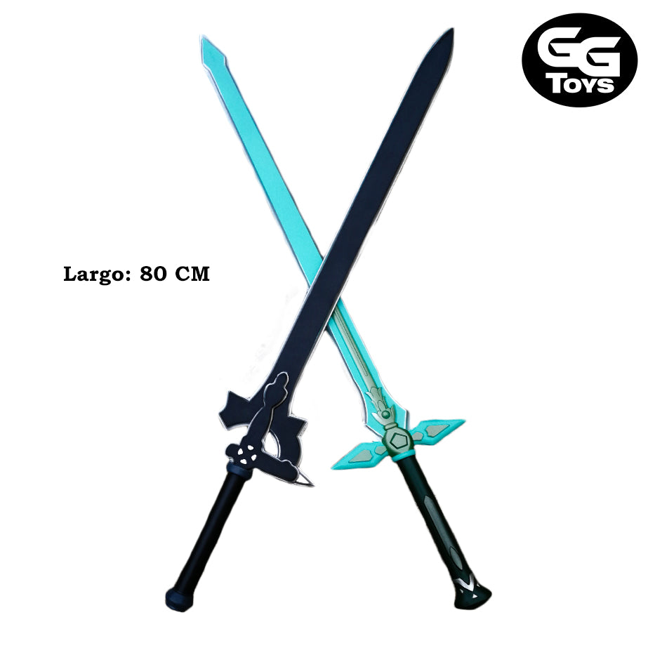 Espada de Kirito - Sword Art Online - Cosplay 80 cm - Sellado en Plástico - PVC / Foam