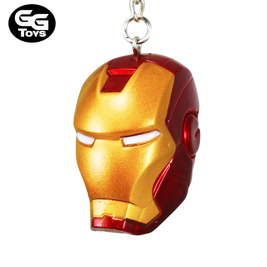 Llavero Casco de Iron man - Marvel - 4 cm - Aleación de Zinc