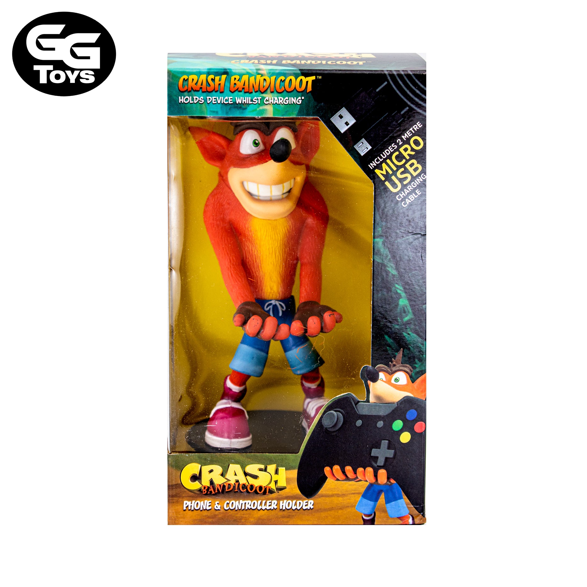 Crash Bandicoot - Figura de Acción 22 cm - En Caja - PVC / Plástico
