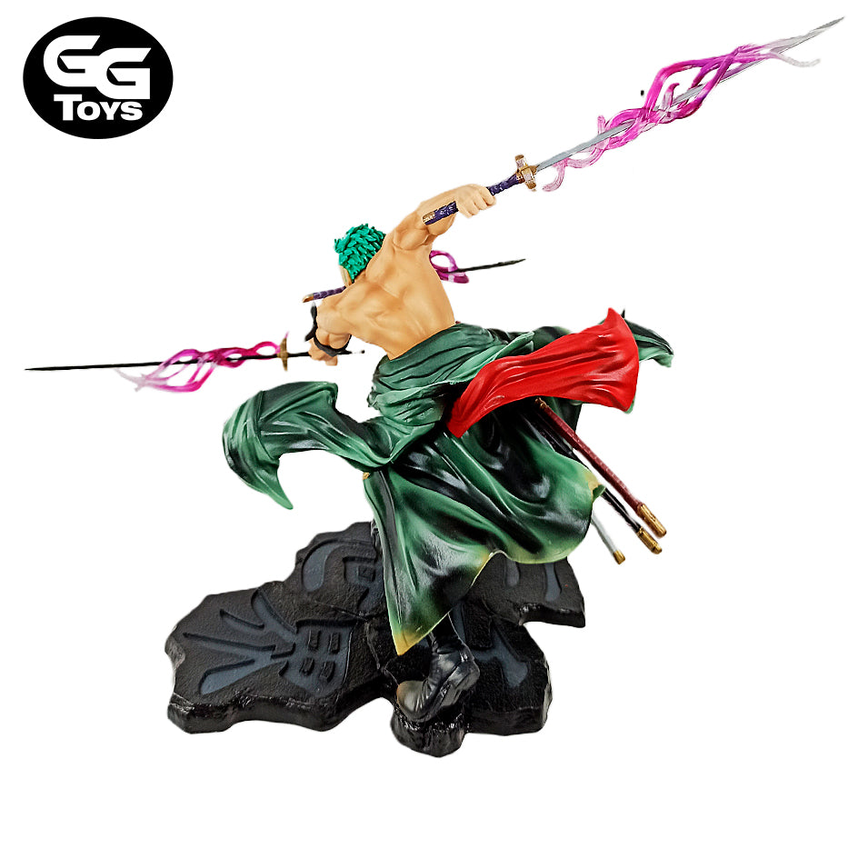 Zoro Battle Version - One Piece - Figura de Acción 18 cm - En Caja - PVC / Plástico - GG Toys