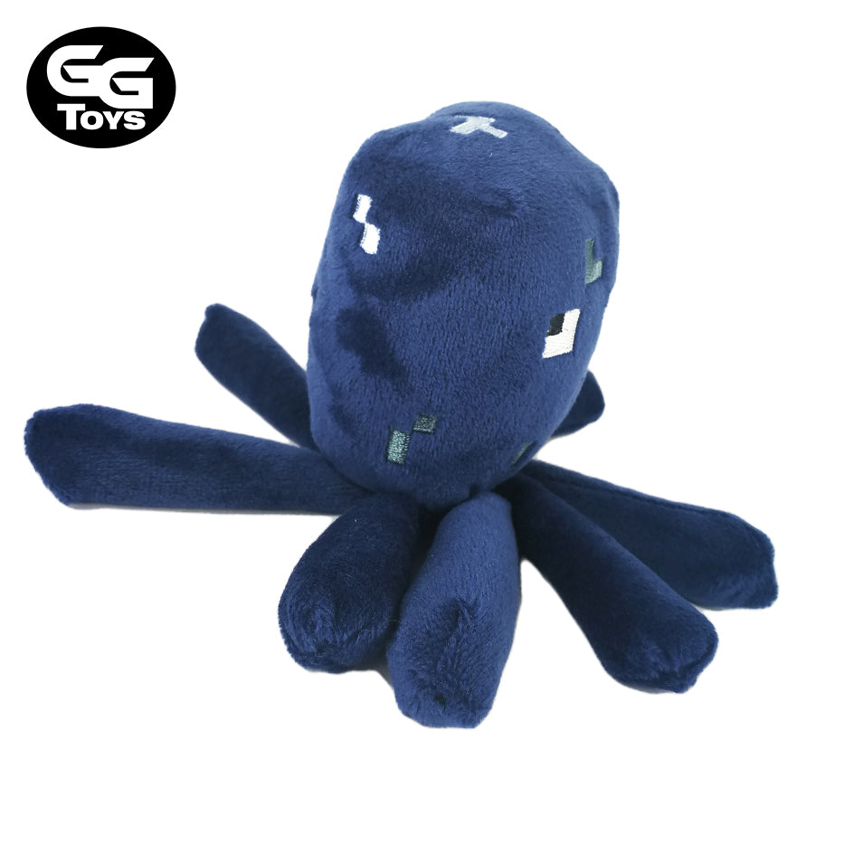 Pulpo - Minecraft - Peluche 16 cm - Algodón/ Felpa