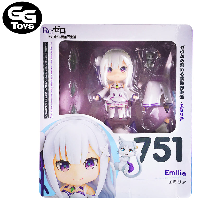 Emilia Nendoroid - Re:Zero - Figura de Acción 10 cm - En Caja - PVC / Plástico - GG Toys