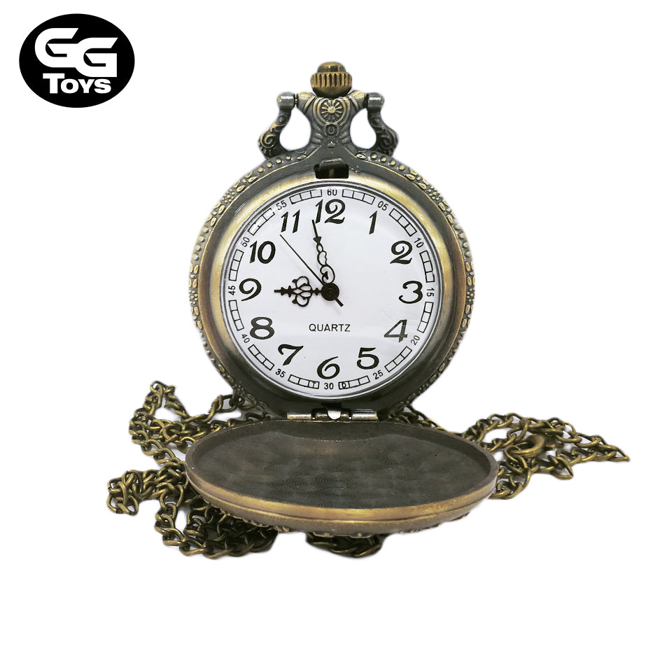 Reloj de Bolsillo - Aldea de la Hoja - Naruto - 5 cm - Aleación de Zinc