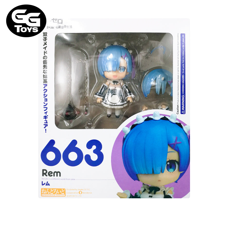 Rem Nendoroid - Re: Zero -  Figura de Acción 10 cm - En Caja - PVC / Plástico - GG Toys