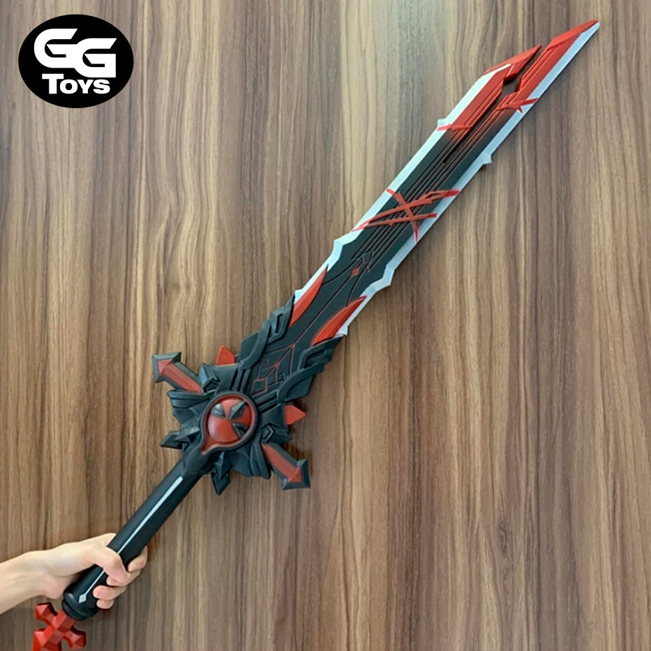 Mandoble Lápida del Lobo - Genshin Impact - Cosplay 100 cm - PVC/ Plástico