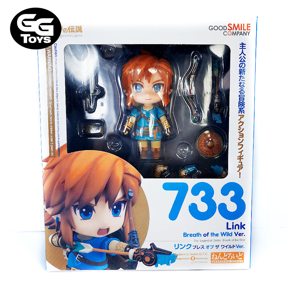 Link Nendoroid - The Legend of Zelda Breath of the Wild - Figura de Acción 10 cm - En Caja - PVC / Plástico - GG Toys