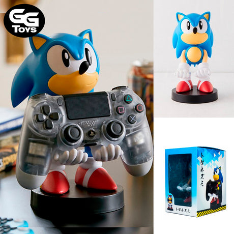 Soporte Sonic Hedgehog - Sega - Soporte Control o Télefono 18 cm - En Caja - PVC / Plástico